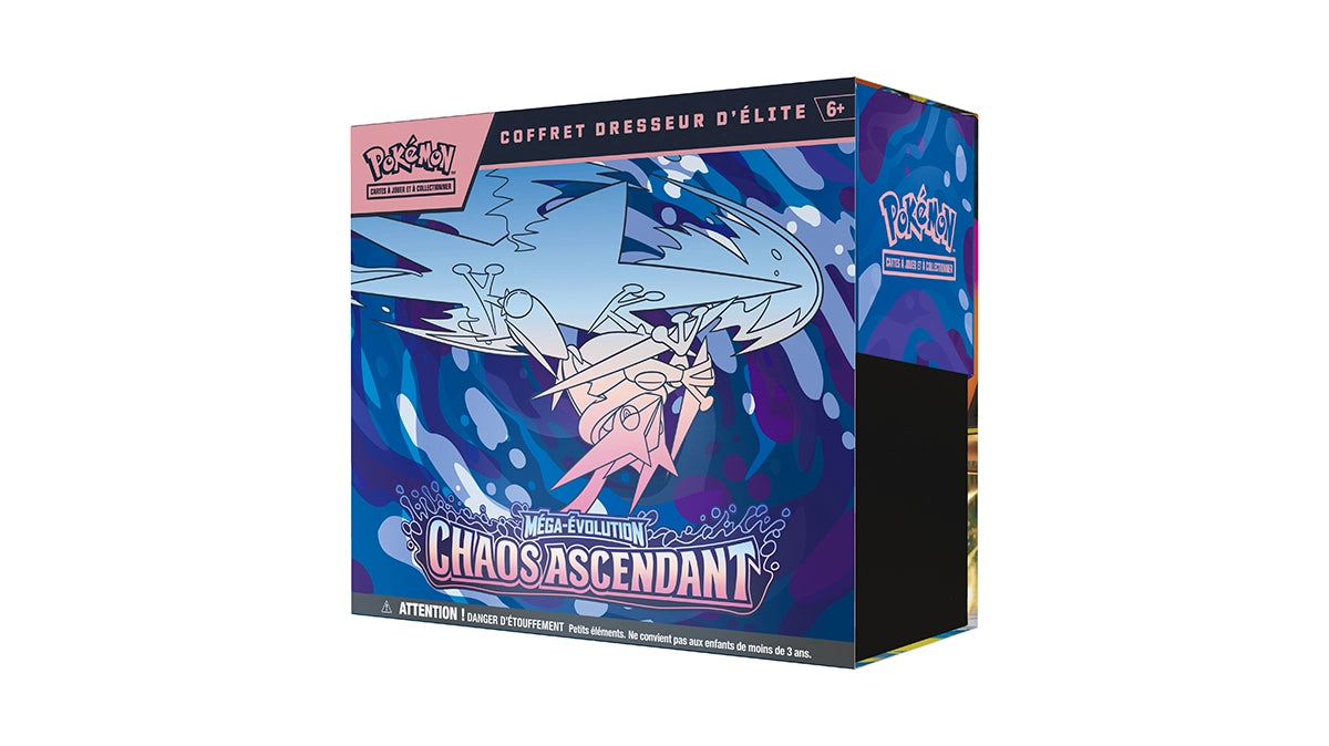 Coffret Dresseur d'Élite Méga-Évolution ME04 Chaos Ascendant - FR
