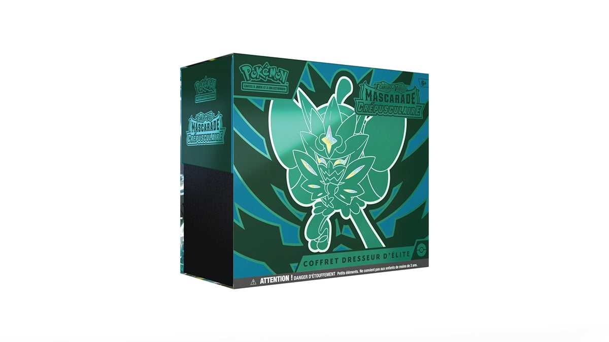 ETB EV06 – Mascarade Crépusculaire – Coffret Dresseur d’Elite FR