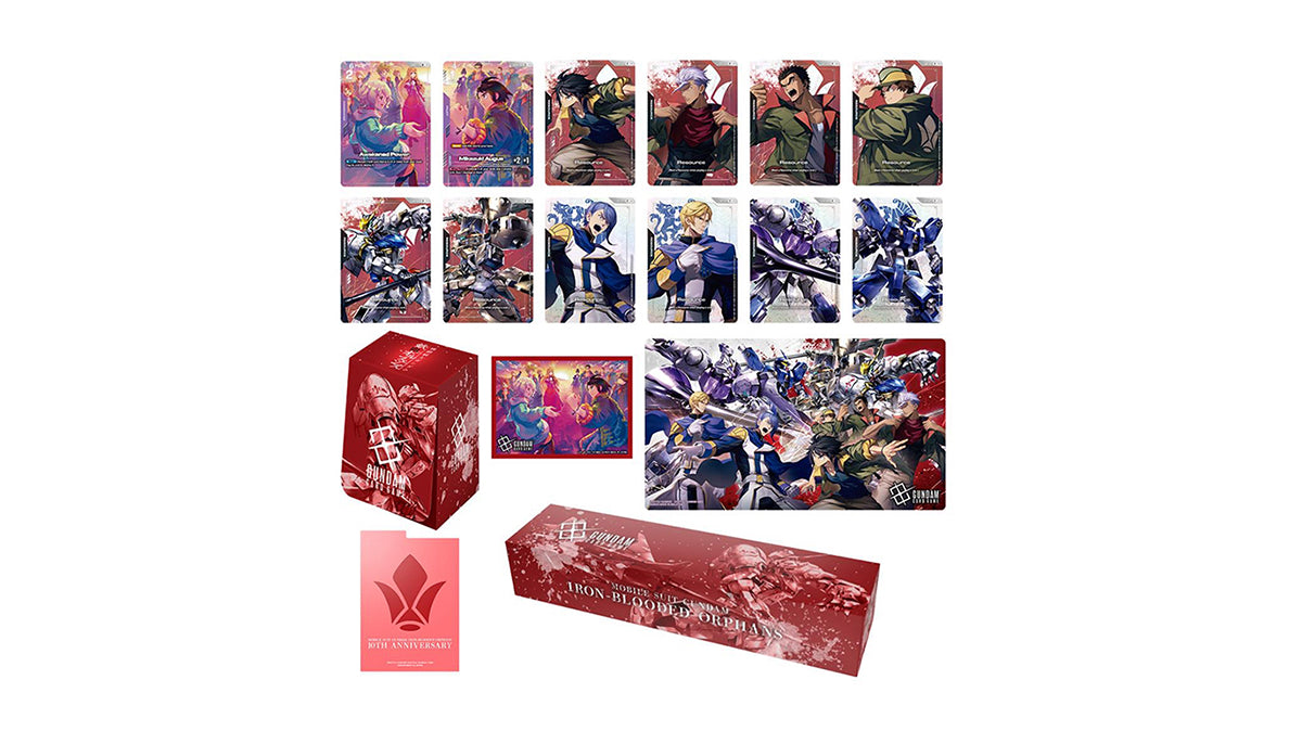 Gundam Card Game: PB02 Premium Accessory Set Mobile Suit Iron Blooded Orphans