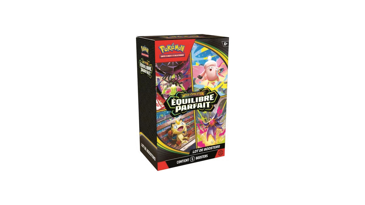 Lot de 6 boosters Méga-Évolution - ME03 Équilibre Parfait - FR