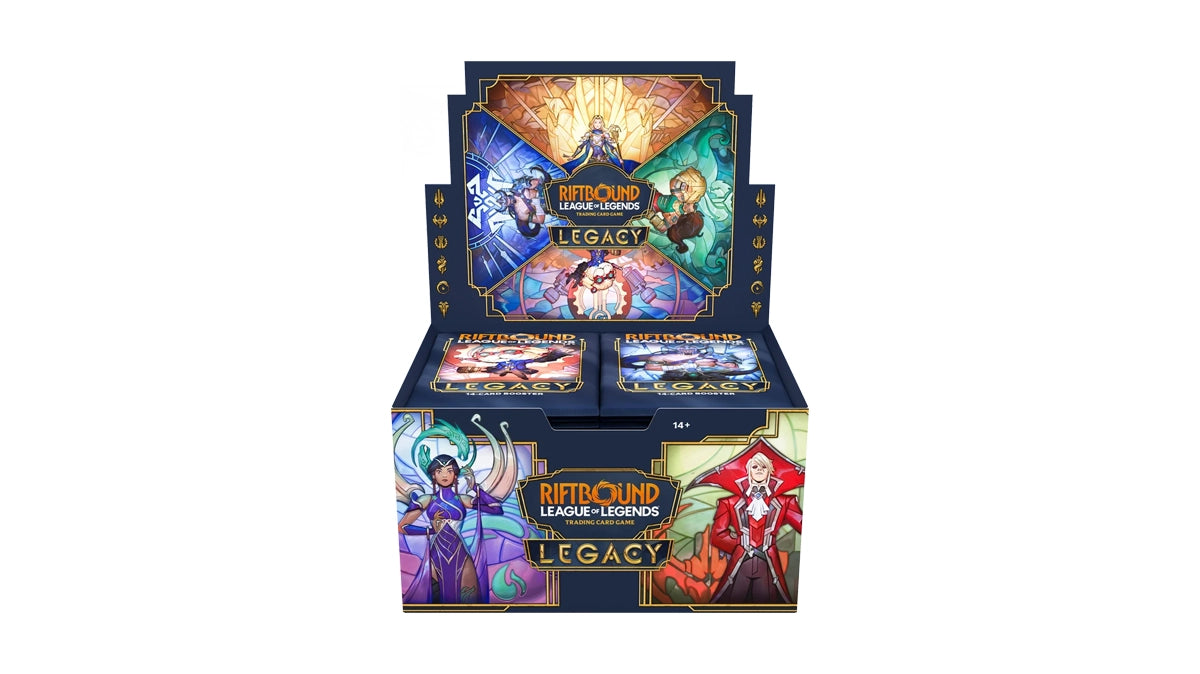 Riftbound League of Legends TCG Legacy Booster Display