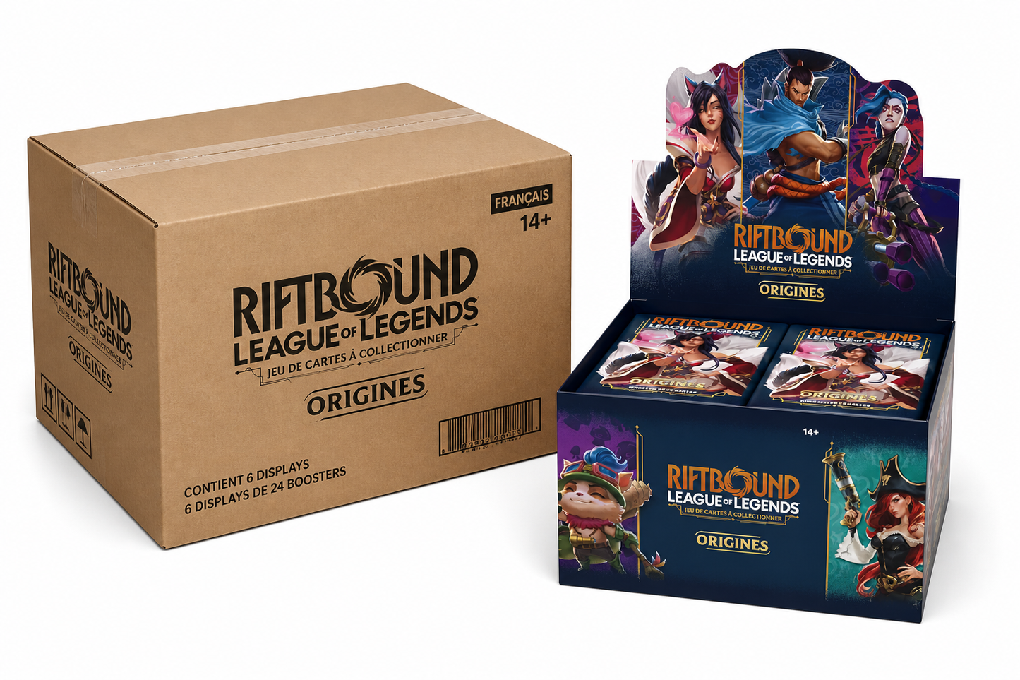 Case de 6 display Riftbound - Origines en FR 1st print